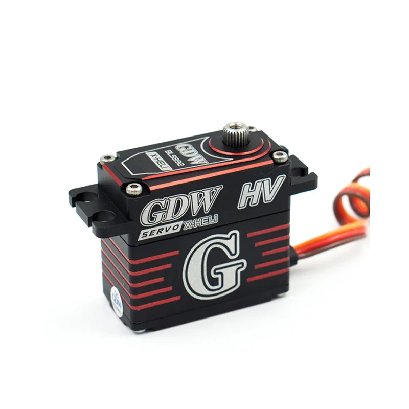 GDW BLS992HV 28kg 0.05Sec High Speed Standard Digital HV Full Metal Brushless Servo for RC Cars Racer Drone Helicopter Airplane