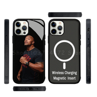 Dwayne Johnson Phone Case Strong Magnetic For IPhone 15 14 13 Pro Max Mini Alex Mirror For Magsafe Wireless Charging Cover