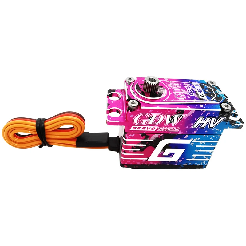

GDW G95 25kg.cm Digital Brushless Servo 0.06s 6.0-8.4V Locking Tail Steel Gear for RC Helicopter