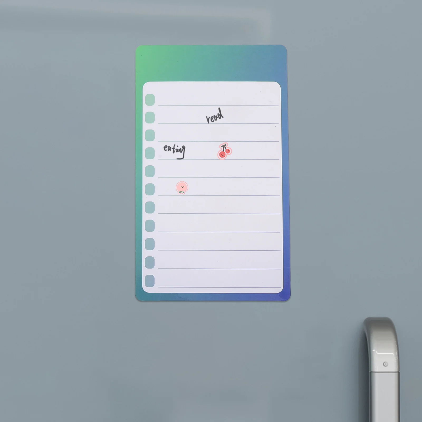 

4 Pcs Blackboard Fridge Magnet Shopping List Pads with Magnets The Pet Magnetic Memo