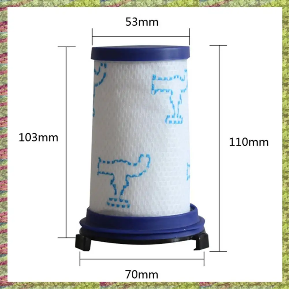 ABKB 6 Pcs Vacuum Cleaner Accessory Filter For ZR009001 Parts Replacement Rowenta Air Force 360 X-Pert RH9015WO