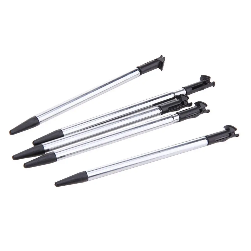 

5pcs Telescopic Metal Pen Stylus for Touchscreen Devices Durable Replaceable Rubber Tip High Precision Writing
