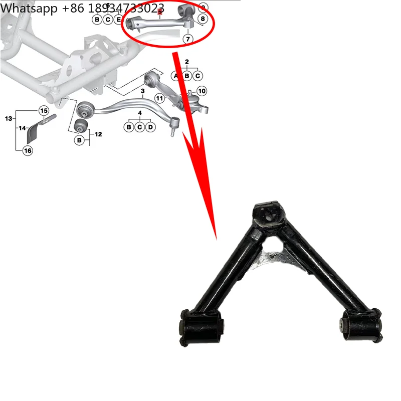 

Front Upper & Lower Control Arm Bushing Kit fit for Rolls Royce Phantom,OE number 31126762825