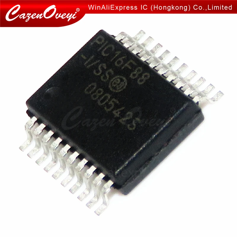 1pcs/lot PIC16F88 PIC16F88-I PIC16F88-I/SS PIC16F88-E-SS SSOP-20 In Stock