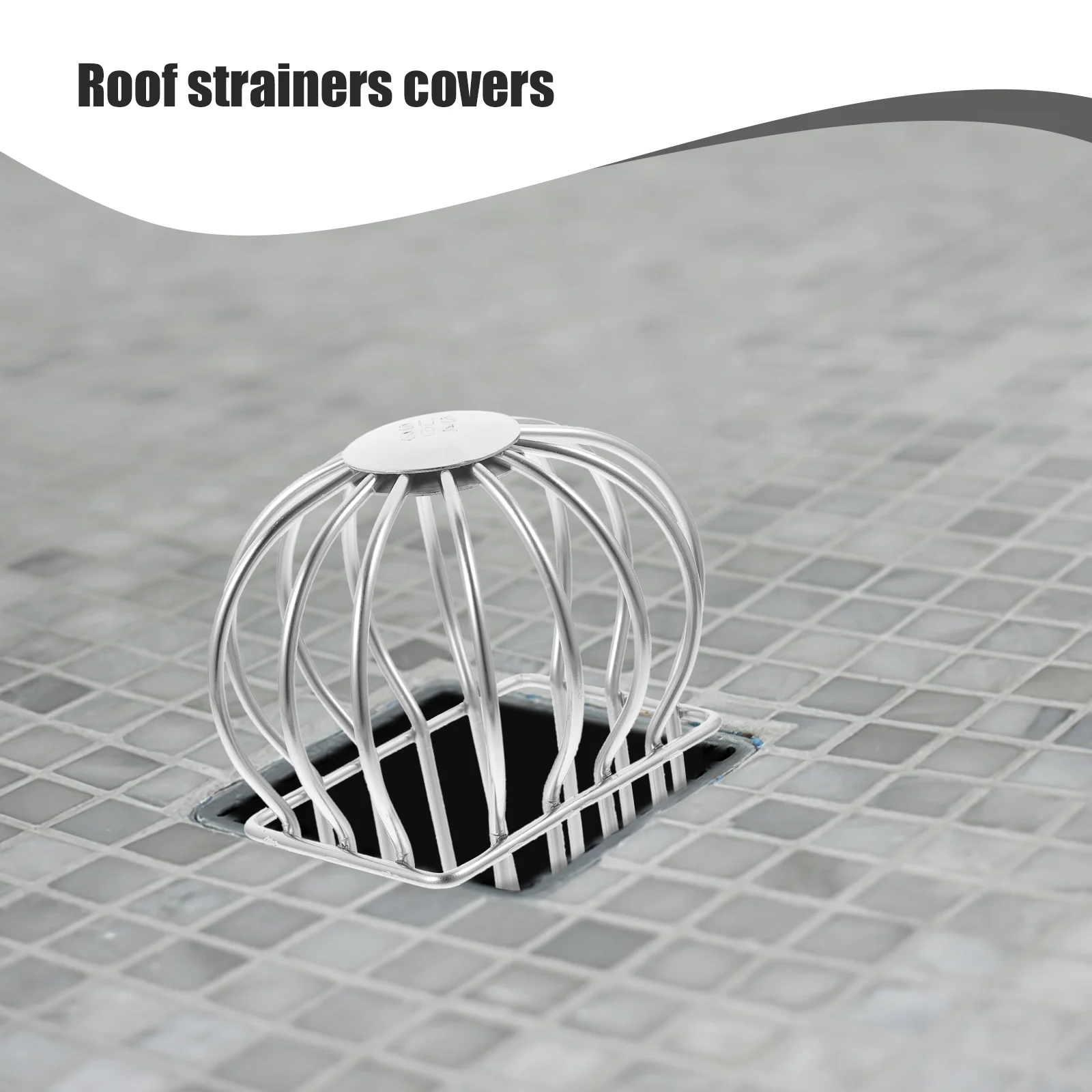 

Drain Cover Circular Floor Outdoor Drainage Strainer Mesh Leaf Guard