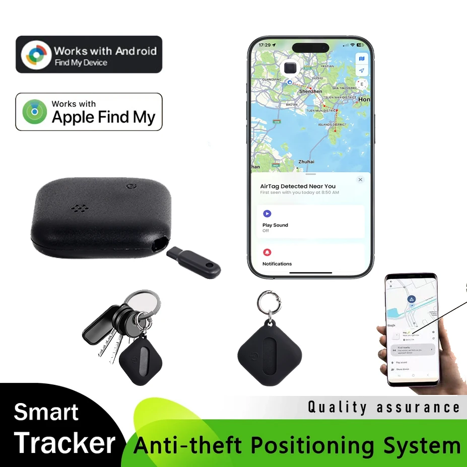 Finder Smart GPS Mini Tracker Anti-theft Positioning System for Android/Apple System Finder and Locator for Home Appliances Part