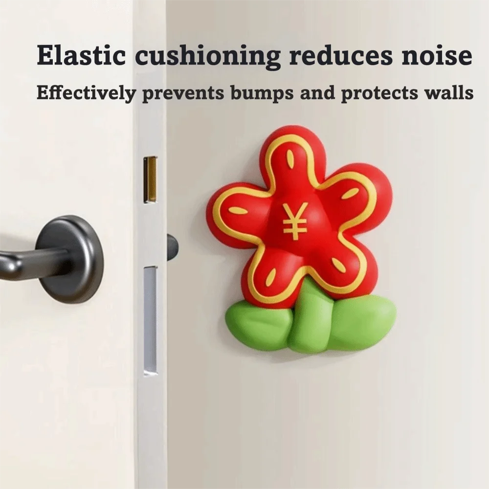 

Soft Cushion Dopamine Door Stopper Shock-Absorbing Decorative Sticker Anti-Collision Door Bumper Anti-Scratch Wall-Mounted