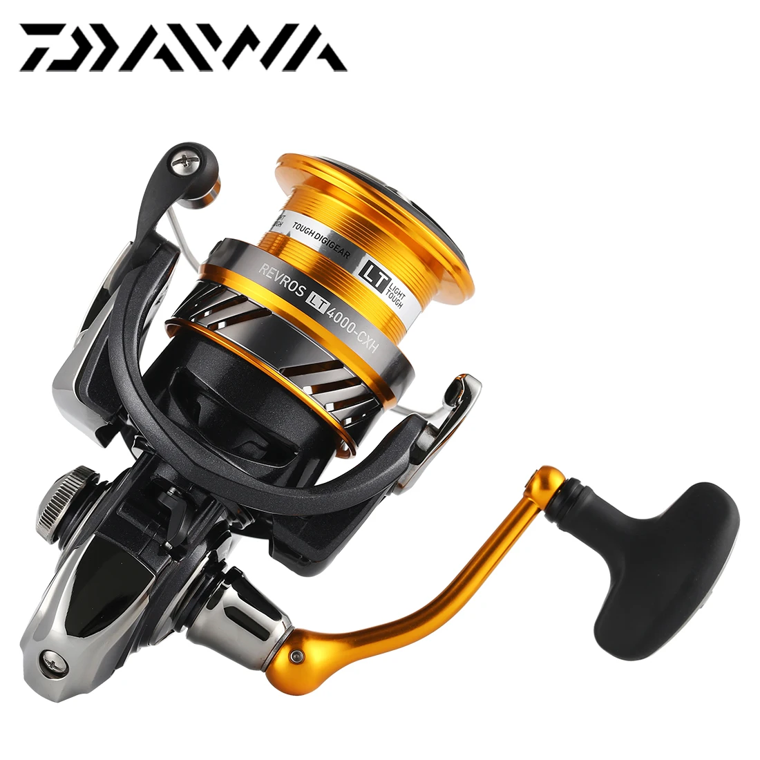 DAIWA REVROS LT 1000 2500 2500XH 3000 6000, Spinning Fishing Reel HAGANE Body ATD Drag LC-ABS Spool Saltwater Fishing Tackle