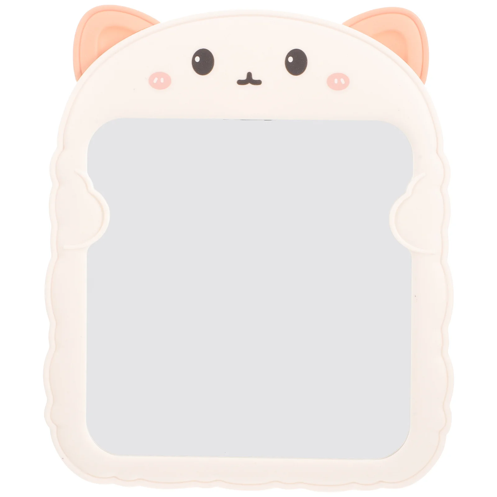 Opvouwbare make-upspiegel Cat Ear Desktop Stand Draagbare reismake-upspiegel Opvouwbare make-upkast Handspiegels