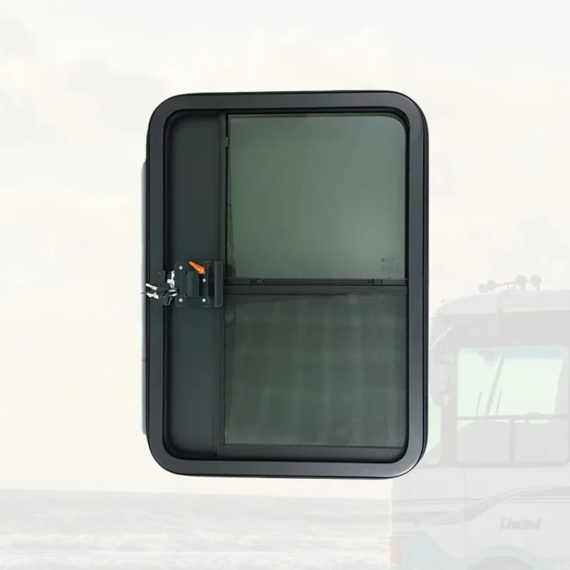 دمعة مقطورة الباب 620x950 مللي متر RV التخييم سبائك الألومنيوم إطار الباب ل RV متنقل عربات التخييم