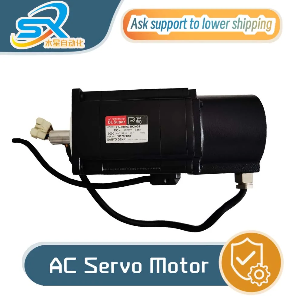 

Factory Rice Sanyo AC Servo Motor P50B08075HXA02 750w with warranty