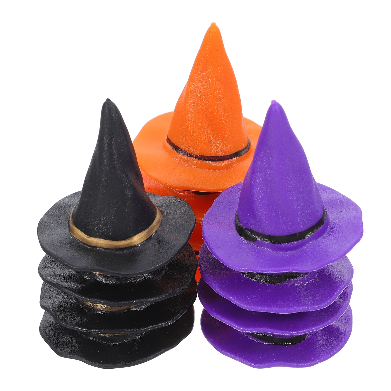 

24 Pcs Hats Halloween Miniatures for Wine Bottle Accessories Small Crafts Decorations