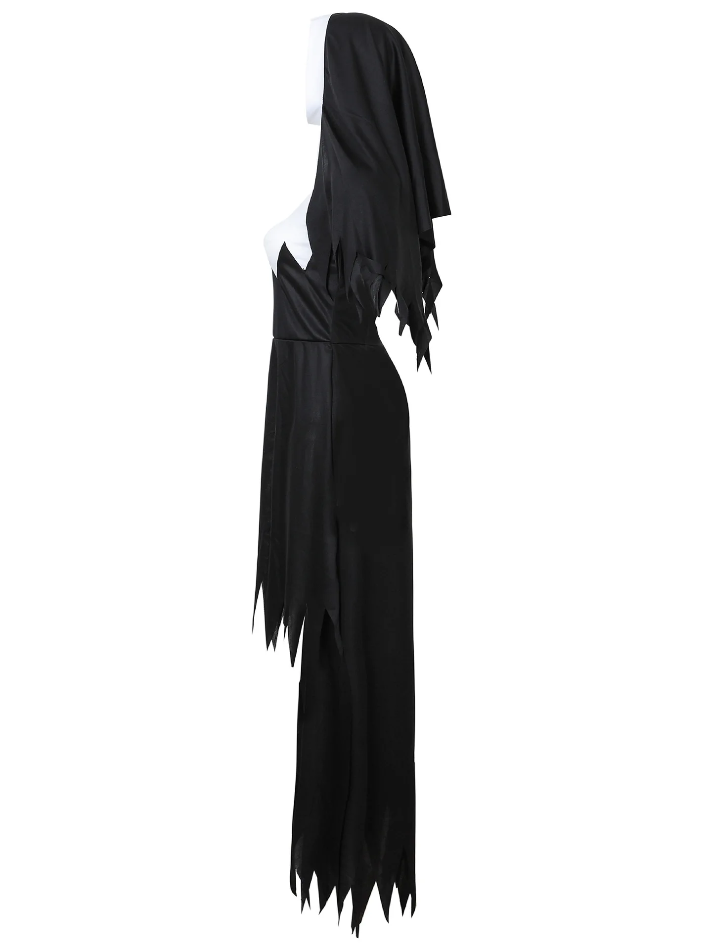 

Halloween Zombie Nun Witch Costume Women's Traditional Chinese Stage Performance Clothing Spring 2026 No Brand Registered