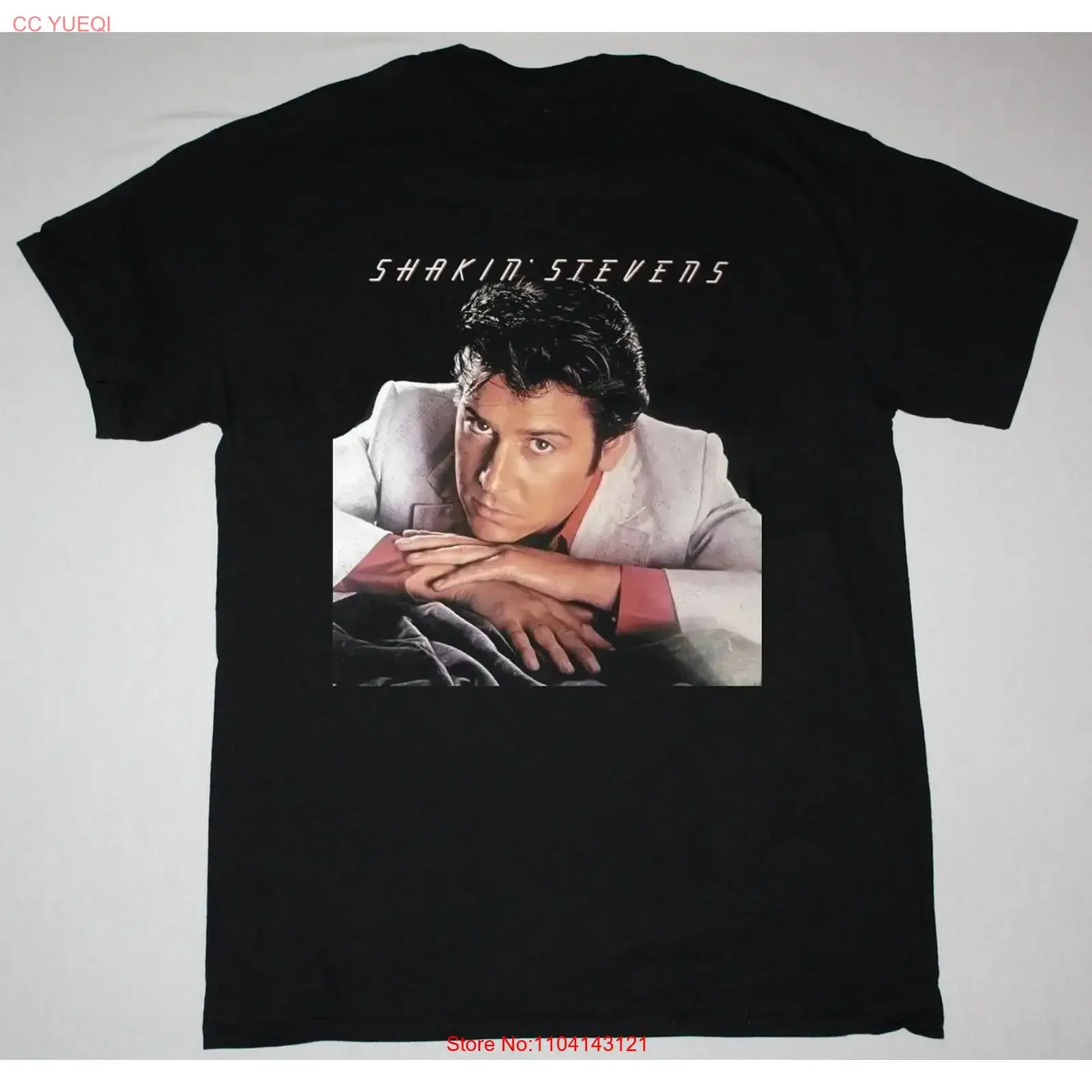 Shakin' Stevens Singer Cotton T Shirt Concert S 5XL CM948 vintage Washed fashion designer clothes Comfortable Breathable