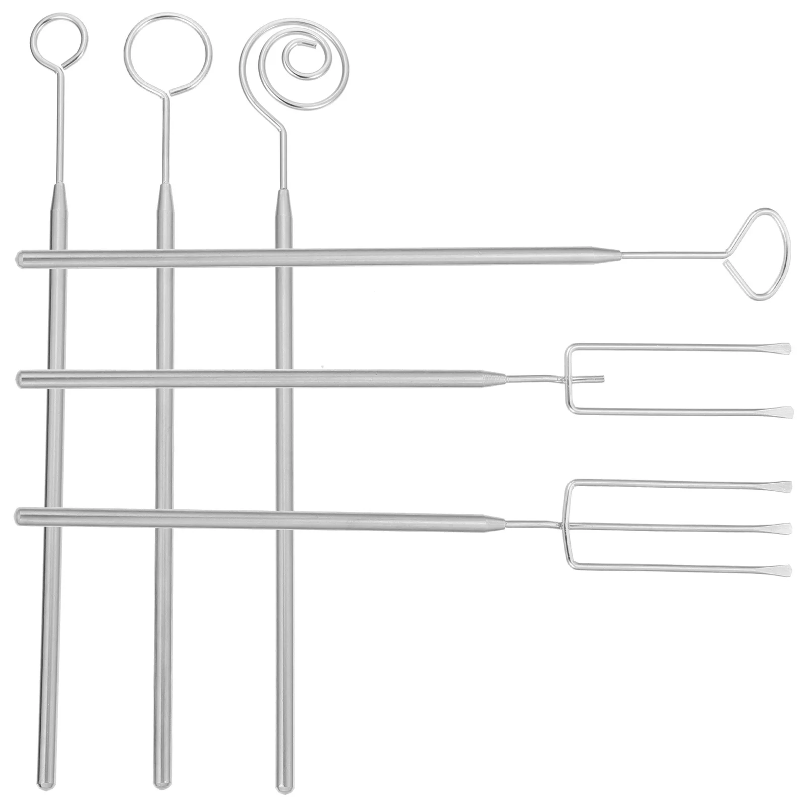 

1Set Stainless Steel Chocolate Fork Set Chocolate Dipping Tools Candy Making Supplies Baking Fondue Sauce Spreading