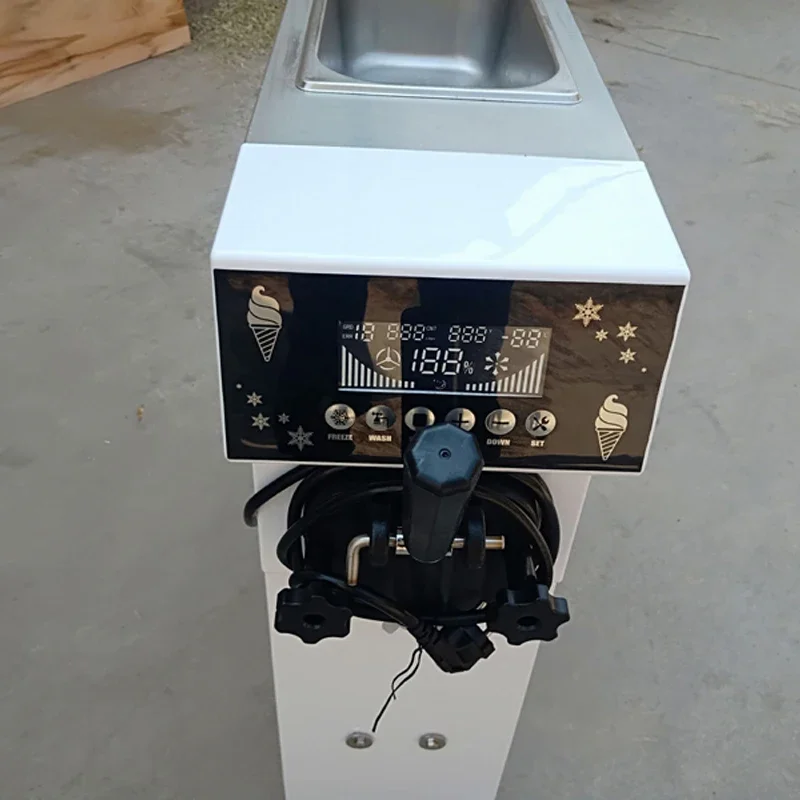 Soft Ice Cream Machine Commerciële Ijs Making Machine Zomer Snack Shop Cafe Desktop Ijs Maker