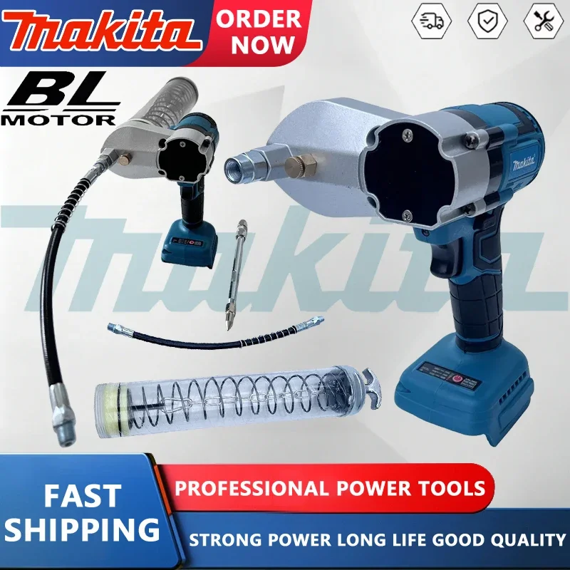 

Makita Brushless Electric Grease Gun Wireless Fully Automatic High-Pressure Excavator Specific Grease Gun For 18V Battery