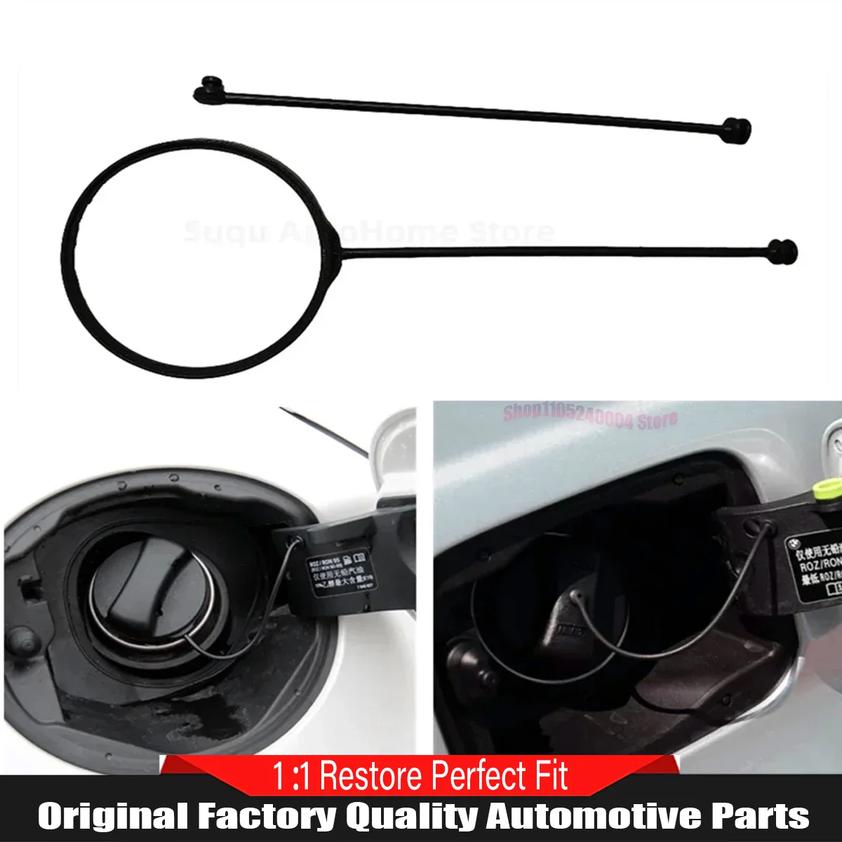 Universal Fuel Cap Anti-Loss Strap For BMW 3 Series 5 Series E30 E34 E39 E46 E60 E90 F10 F30 F31 G30 Petrol Diesel