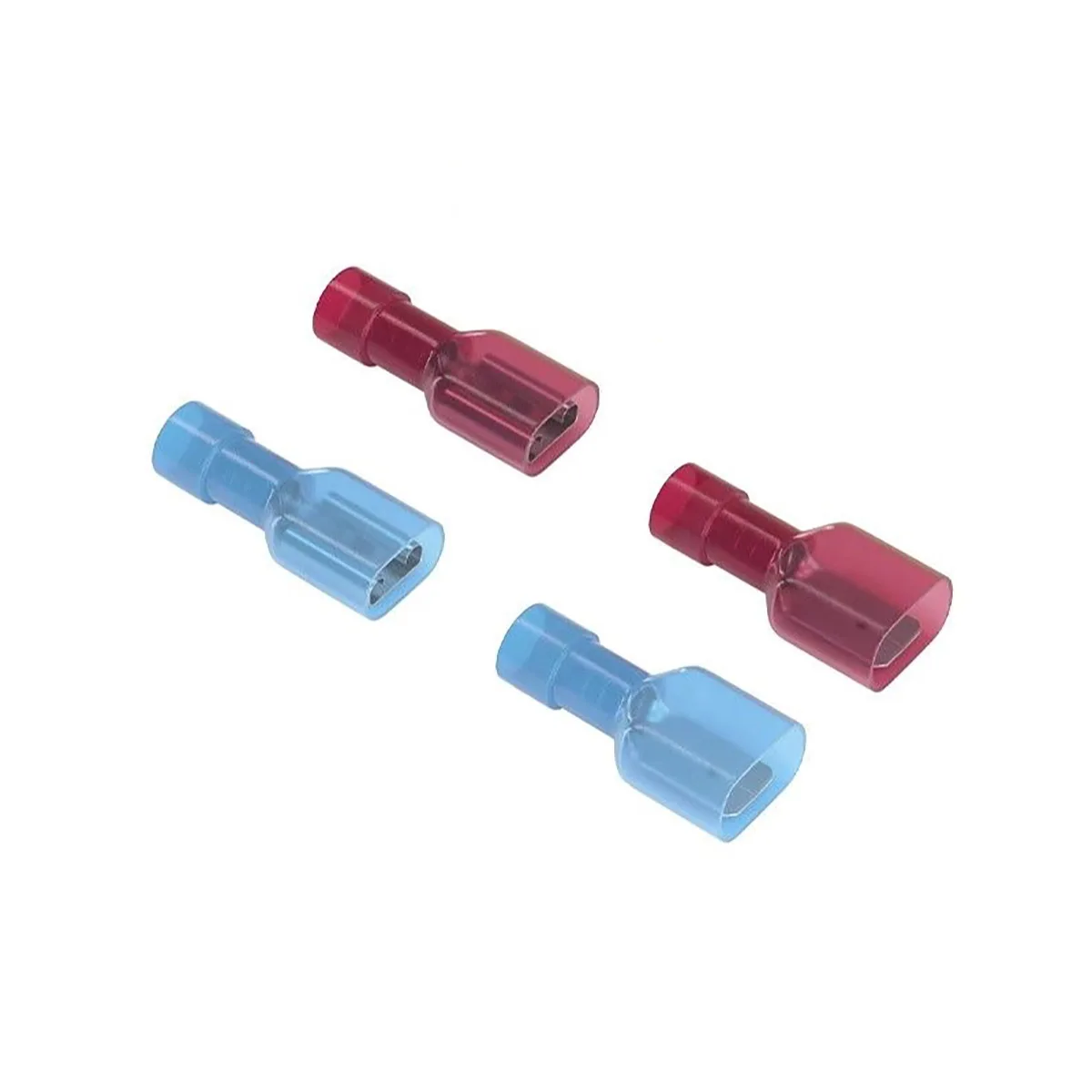 Nylon male and female fully insulated spring plug cold pressed terminal block