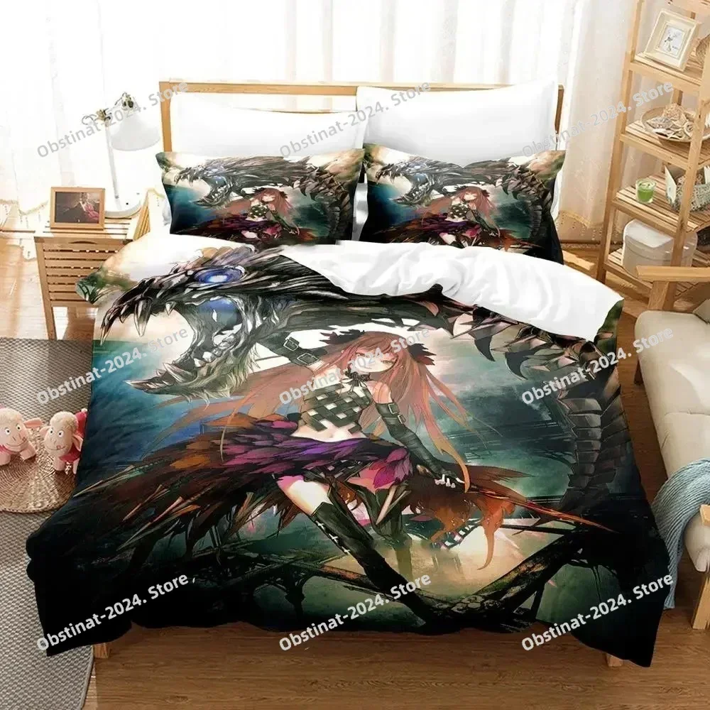 Anime Lord of Vermillion Bedding Set Printed single Comforter Quilt Cover Duvet Cover Pillow Case 3 Pieces Sets Kids Adult Size