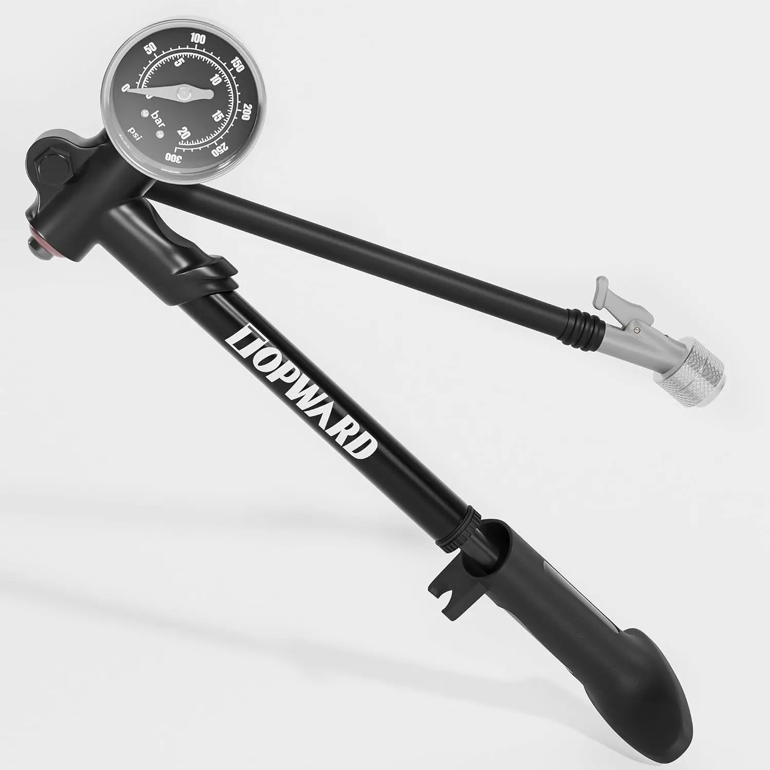 

MTB Shock Pump 300 PSI, High-Pressure for Air Fork & Rear Suspension - Lightweight Portable