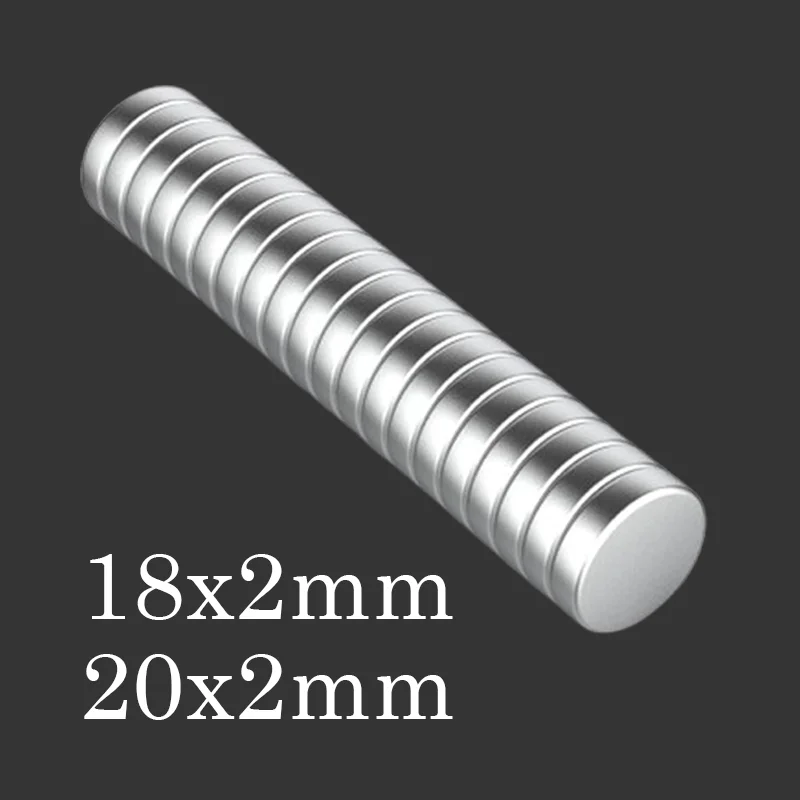 18x2/20x2mm N30 refrigerator magnets in different sizes, suitable for photo walls, warehouses, whiteboards,decorative items