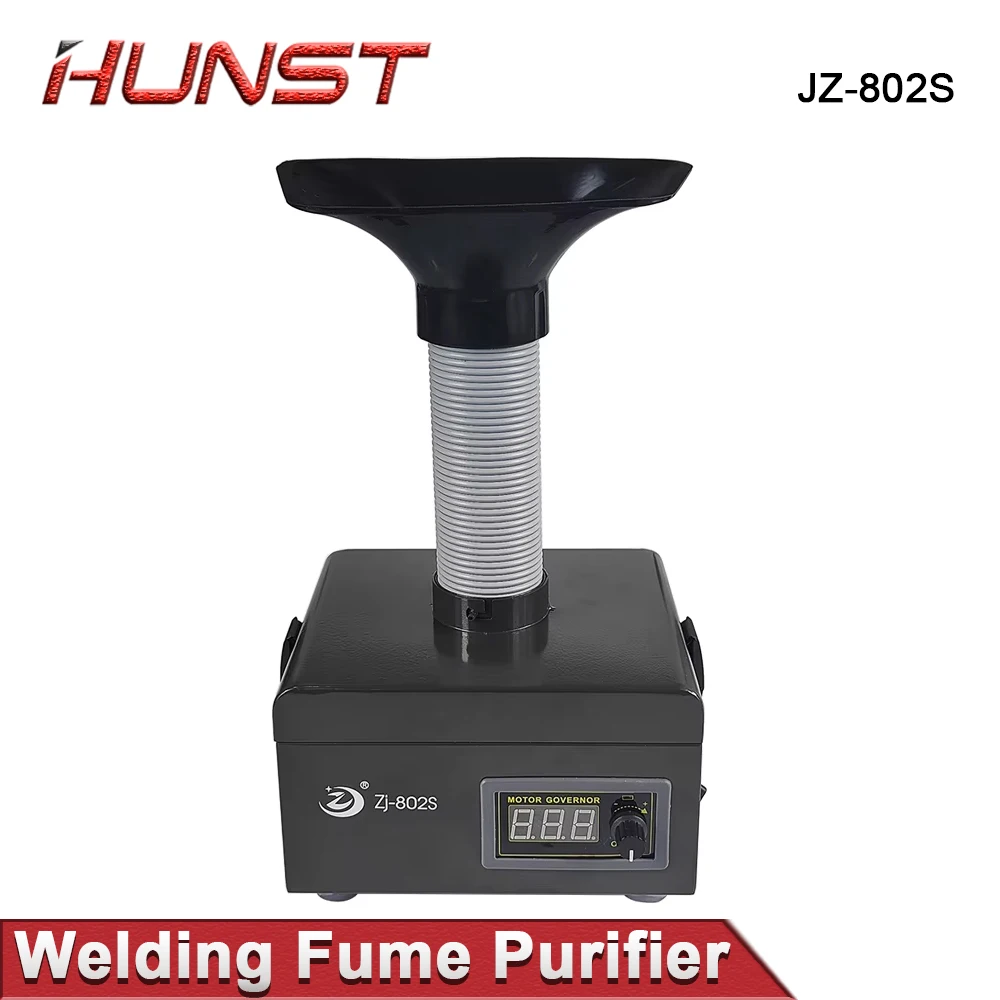 HUNST ZJ- 802 ZJ- 802S Estrattore di fumi per saldatura Purificatore di fumi per polvere d\'aria Caricatore rapido USB Strumento di riparazione per