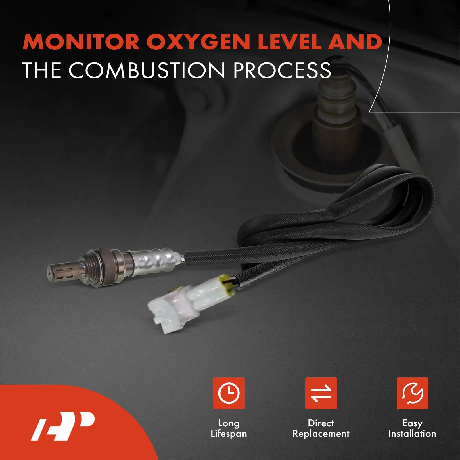 A-Premium Engine Compartment O2 Oxygen Sensor for Husqvarna SM610 SM630 TC510 TE630 TXC510