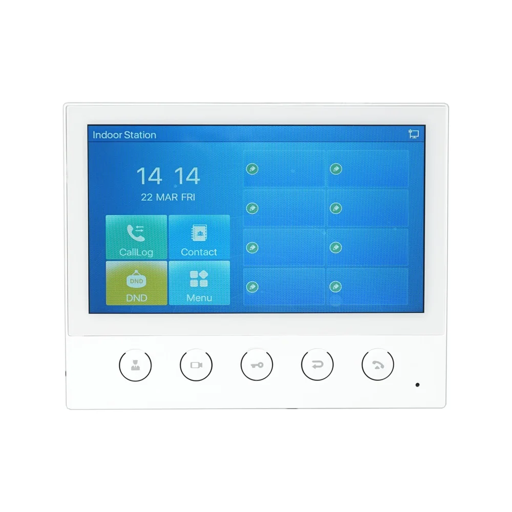 Fanvil I53W 7-inch touch indoor station Supports standard SIP protocol Compatible 3CX, Avaya, Asterisk, Freepbx, broadsoft