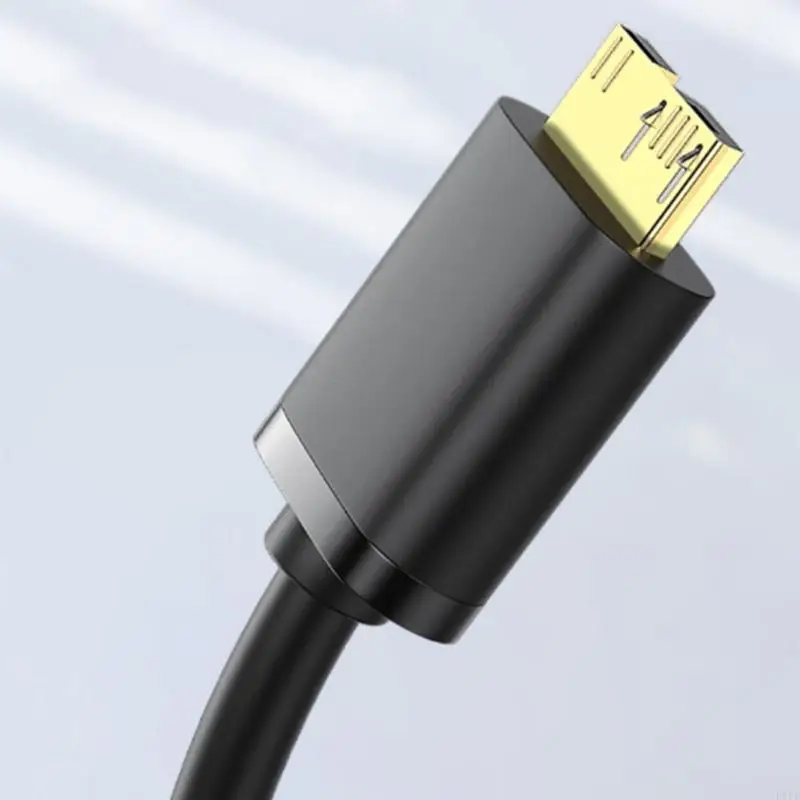 E1PF Efficient USB to Microed B Cord 50/100cm Reliabled for External Hard Disks