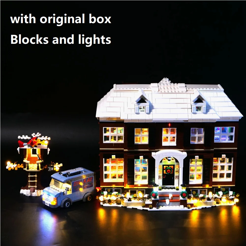 With Original Box 3955PCS Home Alone Building Blocks Bricks Birthday Christmas Gift Toys Compatible With 21330