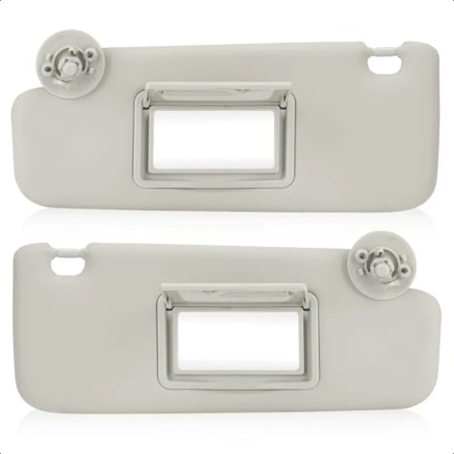 

Left Driver and Right Passenger Side Gray Sun Visor fit for Chevy Sonic 20122019 Spark 20132016 Sunvisor Replacement P95327509