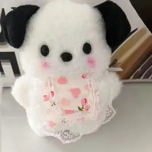 Pochacco Sanrio Doll Keychain dễ thương cho các cô gái, mặt dây chuyền túi DIY, Trang trí phòng Kawaii, Gối trẻ em, Quà tặng đôi, Quà tặng Giáng sinh 12 Bán hàng chính Gối dễ thương - №5