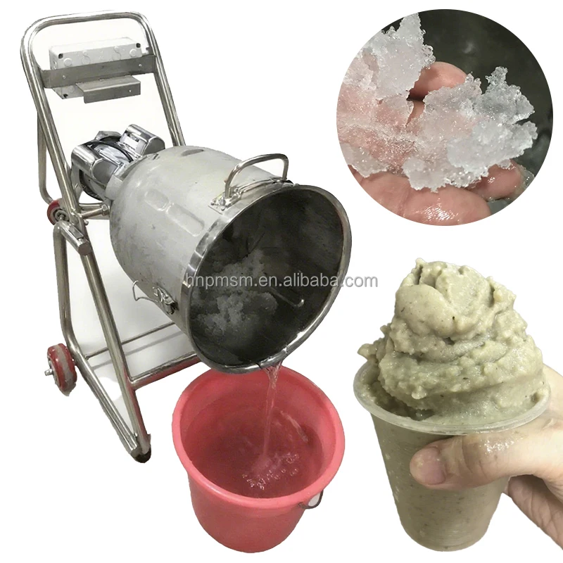 Electric Smoothie Ice Crusher Juicer Blender Machine Powerful Motor Ice Tub Block Shaver Milkshake Sorbet Ice Cream Mixer