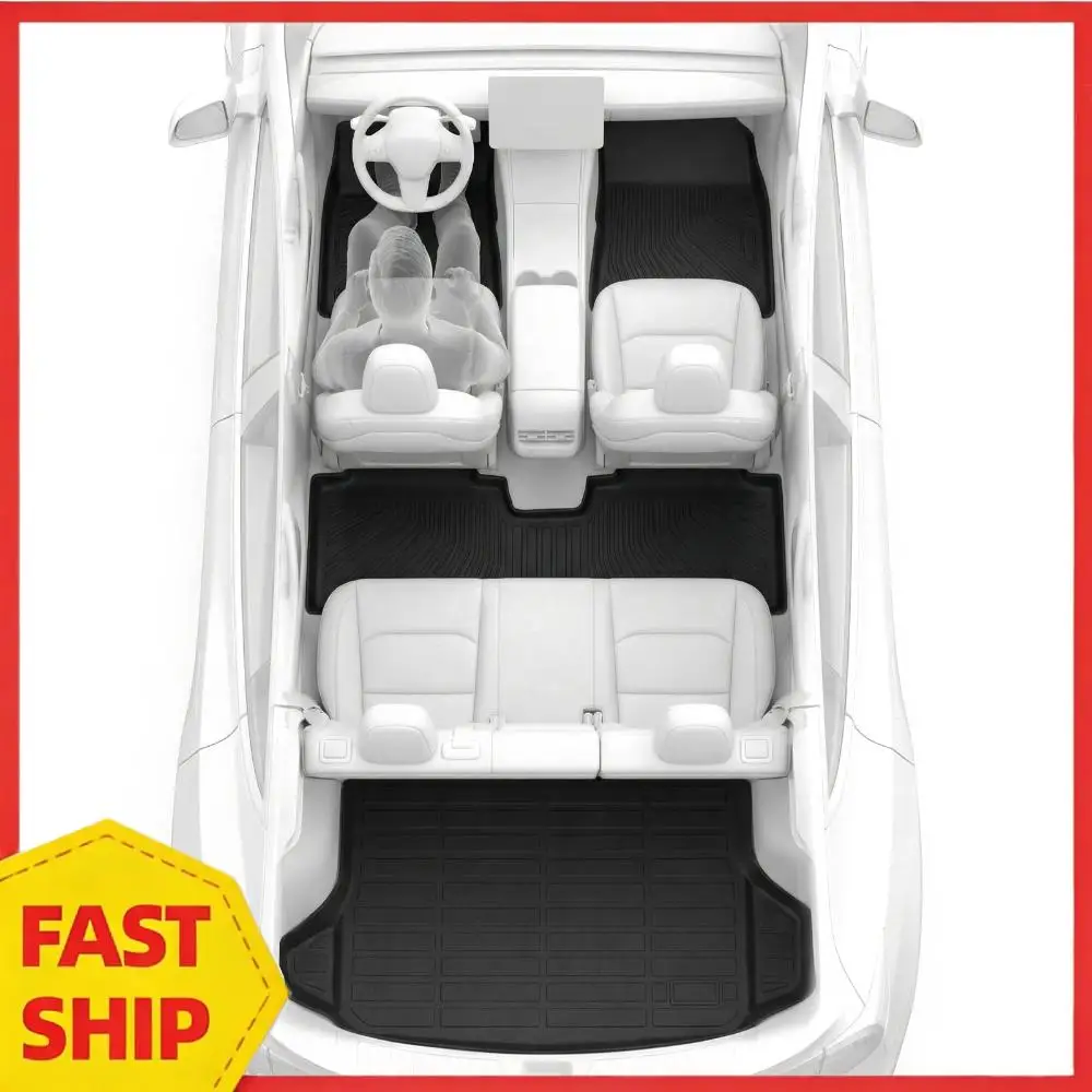 

Комплект всепогодных автомобильных ковриков и вкладышей для багажника из TPE для Chevrolet Equinox 2018-2024