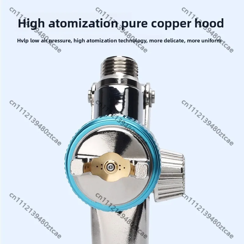 W71/W77 Pneumatic Spray Gun, High Atomization, Gravity/Suction Feed, for Furniture & Automotive Painting, Metal/Plastic Coating