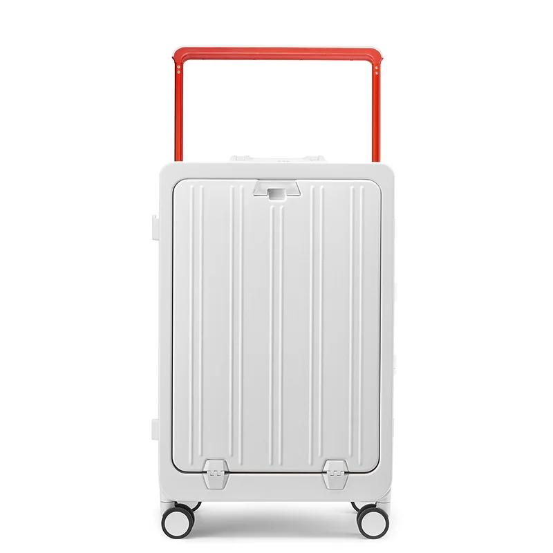 Travel Suitcase Front Opening Boarding Box Large Capacity Trolley Case multifunction Rolling Luggage Fashion Trolley Case