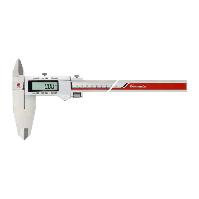Guanglu 0-800mm Stainless Steel Digital Display Vernier Caliper Precision Double Blade Electronic Range Finder +/-0.01mm 1 Year