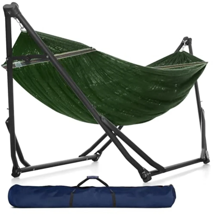 UniGen Hammock/Hammock with Stand for Outside Double Hammock for 2 Persons Foldable Portable Hammock Stand 600 lbs Capacity/Por