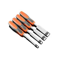 4PCS Wood Chisel Set 6-25mm Chrome Vanadium Steel Wood Carving Tools Bevel Edge Chisels For DIY Precision-Cutting Edge Hand Tool