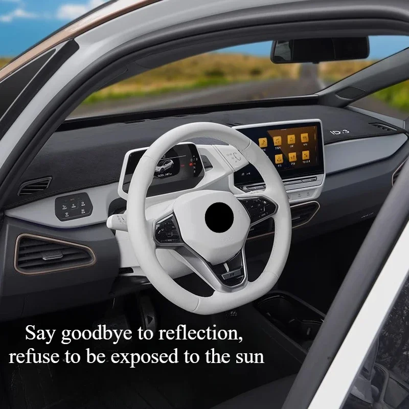 

Для VW ID3 ID4X ID6X Центральная панель управления прибором Темная подушка Защита от солнца Теплоизоляция Солнцезащитный козырек Товары для интерьера