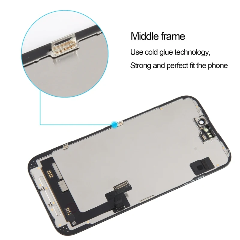 6.1-inch OLED LCD Screen For iPhone 15 Phone Display Touch Screen with Digitizer Full Assembly Replacement Spare Part