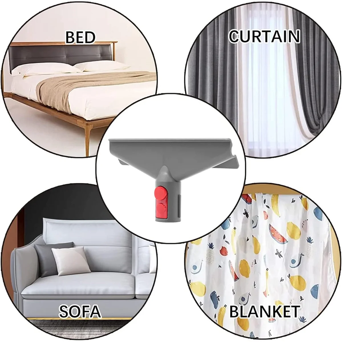 Alat Kasur ABLS + Kit Selang Ekstensi Fleksibel untuk Dyson V15 V12 V8 V11 V10 V7 Deteksi Absolut Perlengkapan Vakum Tanpa Kabel