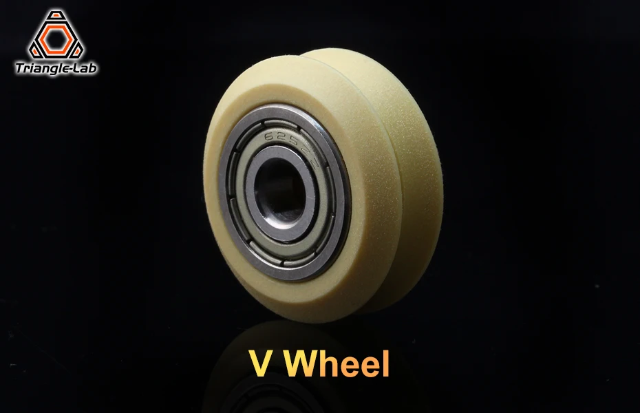 Trianglelab Kevlar-Verstärktes Selbstschmierendes Verschleißfestes V-Rad für Voron Prusa MK3S Ender 3 CR-10 3D-Drucker – Detail 1