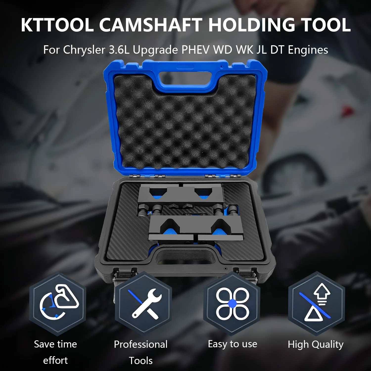 Engine timing tool for Chrysler 3.6L upgrade PHEV engine camshaft timing chain alignment locking tool kit OEM 2025200090