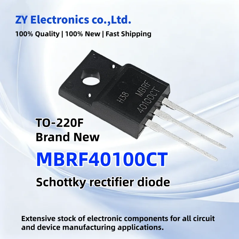 10-100PCS New MBRF40100CT MBRF 40100CT TO-220F Schottky rectifier diode Best quality