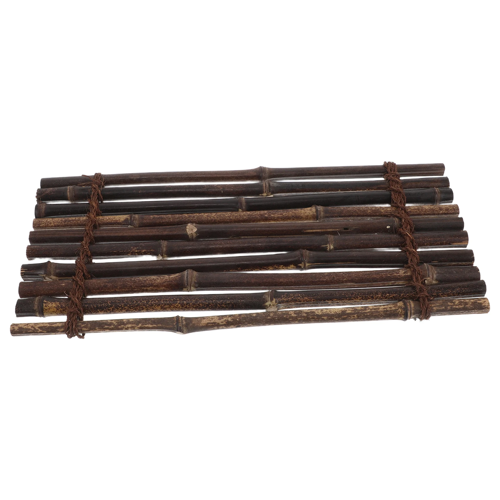 

1pcs Bamboo Tea Pot Mat Handwoven Rattan Tray Insulation Pads Vintage Decorative Kitchen Dining Table Accessories