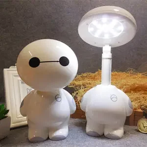 Cartoon LED Desk Lamp Portable Learning Duck Charging Bedside Night Light Children Student Holiday Gift for Children Kids Decor