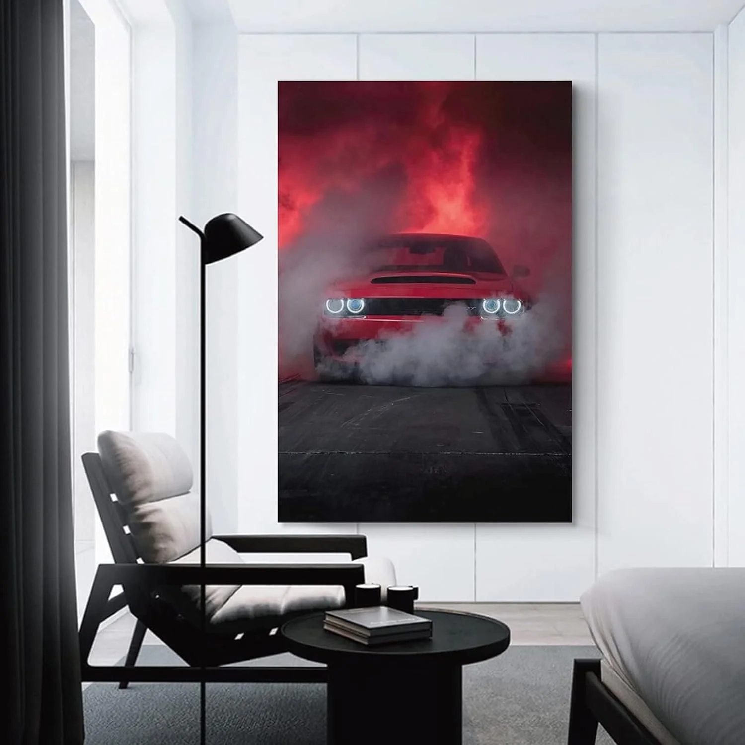 Modern Minimalist Wall Art Frame American Muscle Sports Car HD Canvas Print Poster Home Living Room Bedroom Decor Racing Gifts