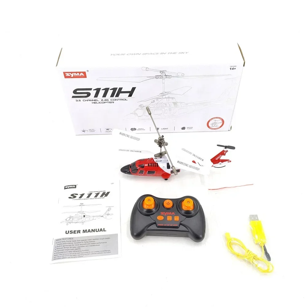 New S109h S111h Simulation Apache Double Sculls Helicopter Multi-Function Remote Control Electric Plane Boy Toy Gift